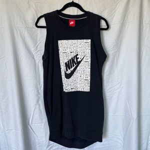 Nike sweatshirt tank dress